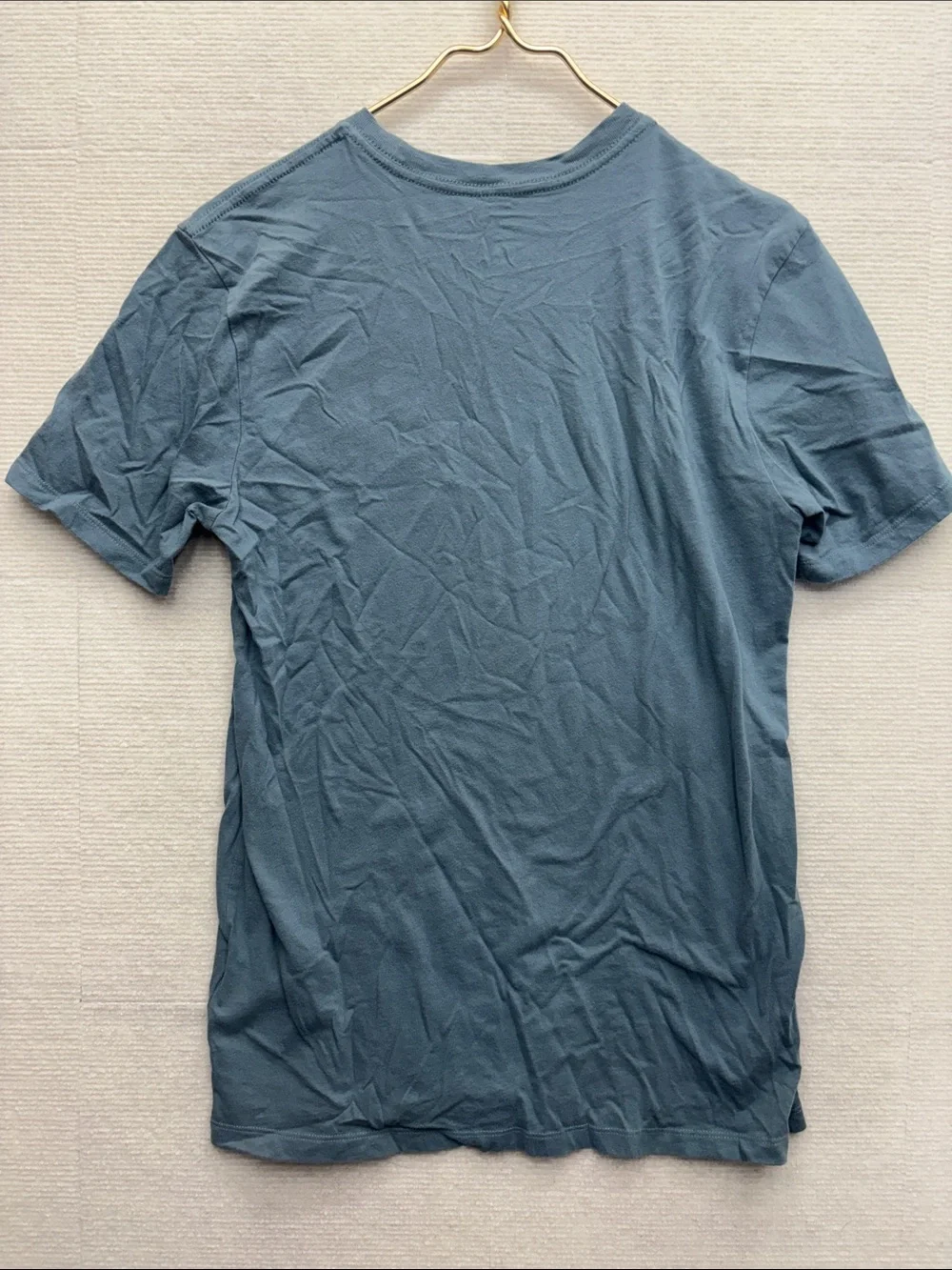 The North Face Men’s Graphic Crew Tee in Slate Blue with Multicolor Logo